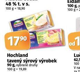 Hochland tavený sýrový výrobek