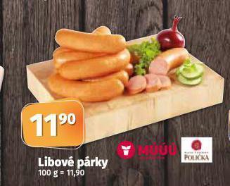 Coop Libové párky nabídka