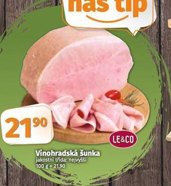 Coop Vinohradská šunka nabídka