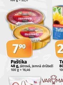 Coop Paštika nabídka