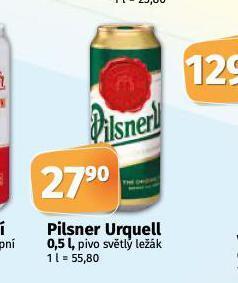 Coop Pivo pilsner urquell nabídka