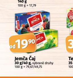Coop Jemča čaj nabídka