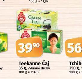 Coop Teekanne čaj nabídka