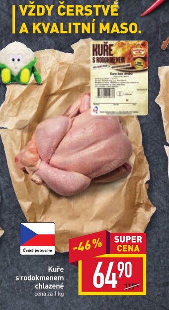 Billa Kuře s rodokmenem chlazené nabídka