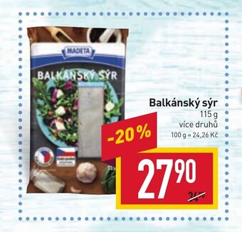 Billa Balkánský sýr nabídka