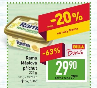 Billa Rama Máslová příchuť nabídka