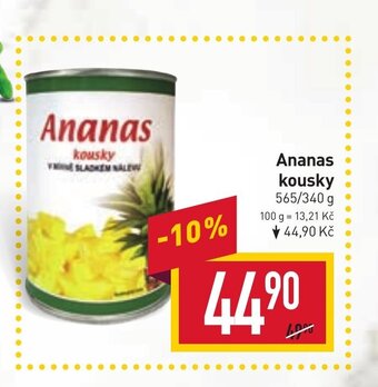 Billa Ananas kousky nabídka