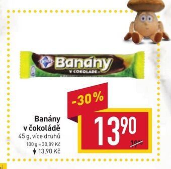 Billa Banány v čokoládě nabídka