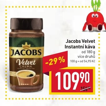 Billa Jacobs Velvet Instantní káva nabídka