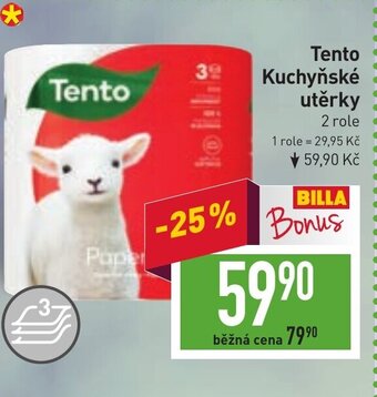Billa Tento Kuchyňské utěrky nabídka