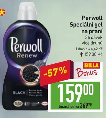 Billa Perwoll Speciální gel na praní nabídka