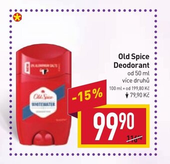 Billa Old Spice Deodorant nabídka