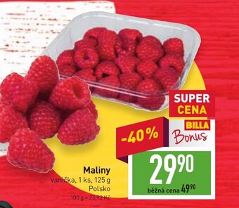 Billa Maliny nabídka