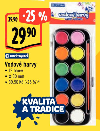 Vodové barvy
