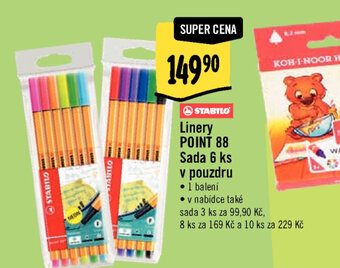 Albert Linery POINT 88 Sada 6 ks v pouzdru nabídka