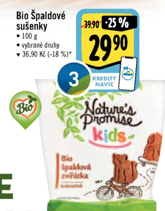 Albert Bio Špaldové sušenky • 100 g nabídka
