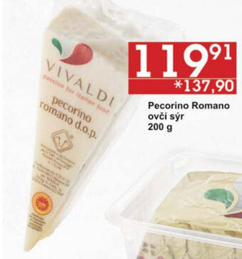 Jip Pecorino Romano ovčí sýr 200 g nabídka