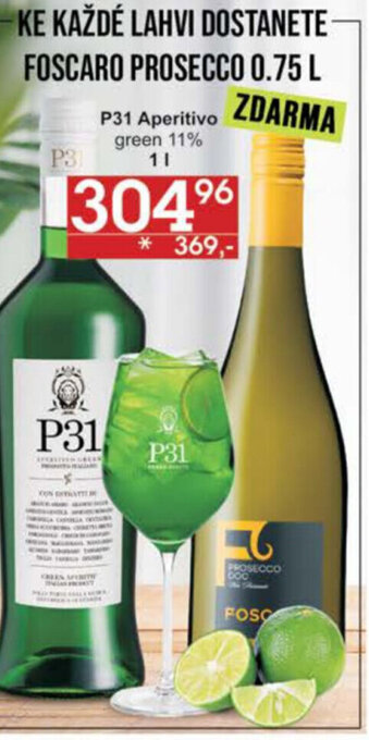Jip KE KAŽDÉ LAHVI DOSTANETE FOSCARO PROSECCO 0.75 L nabídka