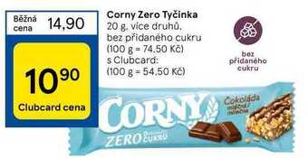 Tesco Corny zero tyčinka, 20 g nabídka