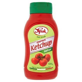 Tesco Spak gourmet kečup 500g, vybrané druhy nabídka
