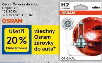 Tesco Osram žárovka do auta nabídka