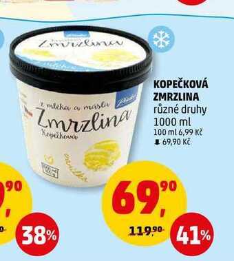 Penny Market Kopečková zmrzlina, 1000 ml nabídka