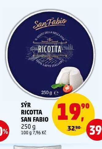Penny Market Sýr ricotta san fabio, 250 g nabídka
