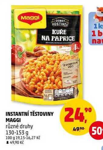 Penny Market Instantní těstoviny maggi, 130-153 g nabídka