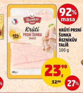 Penny Market Krůtí prsní šunka řezníkův talíř, 100 g nabídka