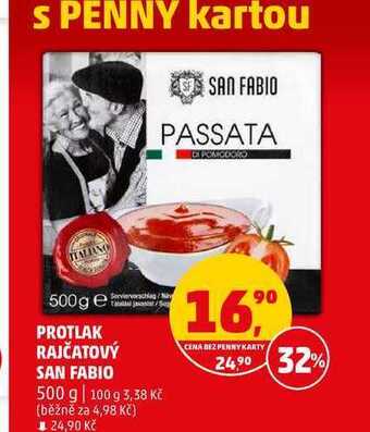 Penny Market Protlak rajčatový san fabio, 500 g nabídka