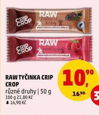 Penny Market Raw tyčinka crip crop, 50 g nabídka