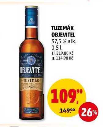 Penny Market Tuzemák objevitel, 0,5 l nabídka