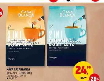 Penny Market Káva casablanca 3v1, 2v1, 180 g nabídka