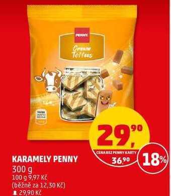 Penny Market Karamely penny, 300 g nabídka
