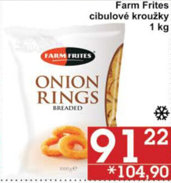 Jip Farm Frites cibulové kroužky: 1 kg: nabídka