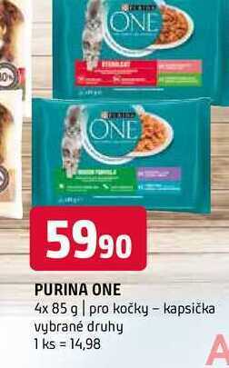 Terno Purina one 4x 85 g nabídka