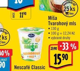 Albert Míša tvarohový mls • 130 g nabídka