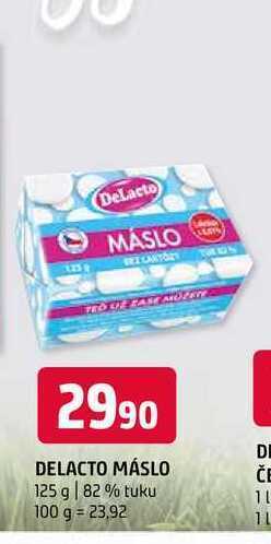 Terno Delacto máslo 125 g nabídka