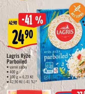 Albert Lagris rýže parboiled • varné sáčky • 400 g nabídka