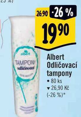 Albert Albert odličovací tampony • 80 ks nabídka