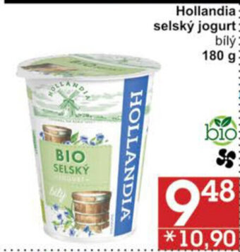 Jip Hollandia selský jogurt: bílý: 180 g: nabídka