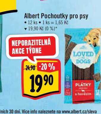 Albert Albert pochoutky pro psy 12 ks nabídka