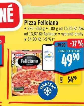 Albert Pizza feliciana 320-360 g nabídka