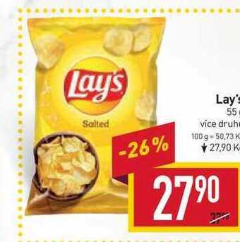 Billa Lay's 55g nabídka