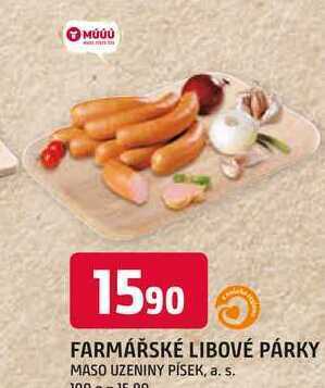 Trefa Farmářské libové párky 100g nabídka