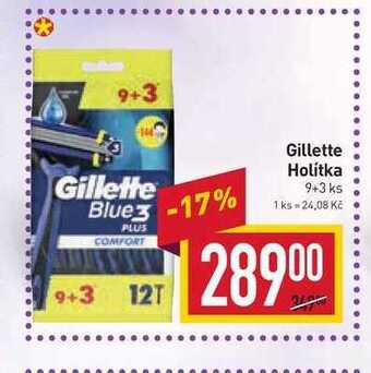 Billa Gillette holítka 9+3 ks nabídka