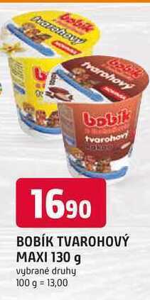Trefa Bobík maxi smetanový krém 130g, vybrané druhy nabídka