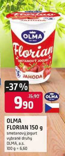 Trefa Olma florian 150 g smetanový jogurt nabídka