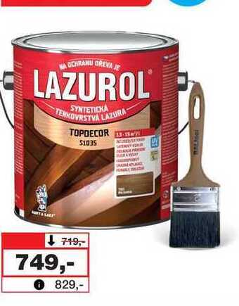 Barvy a laky drogerie Lazurol topdecor s1035 nabídka