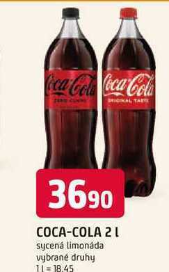Trefa Coca-cola 2l nabídka
